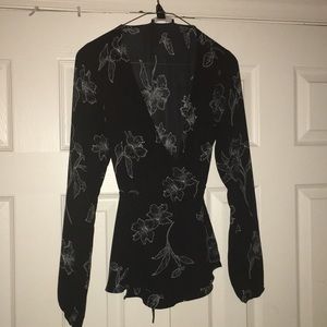 Black and white shirt